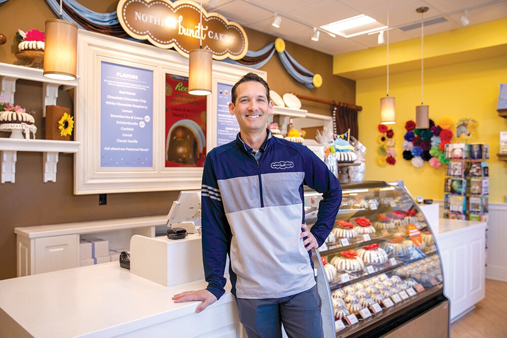 Jordan Harvey operates the Nothing Bundt Cakes franchise that he and his wife, Adrienne, own in Springfield